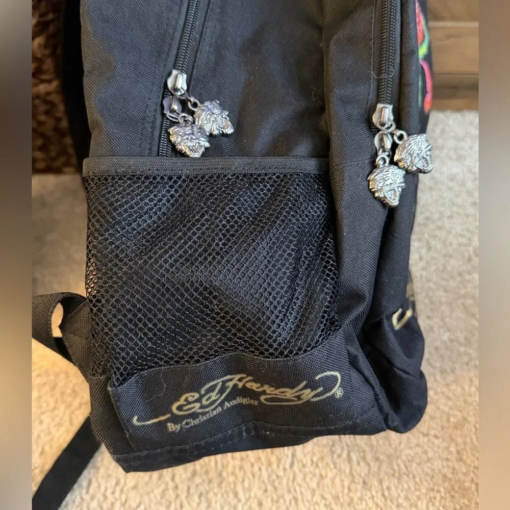 Ed hardy Y2K Eternal love By Christian Audigier sample Piece- Backpack Rare